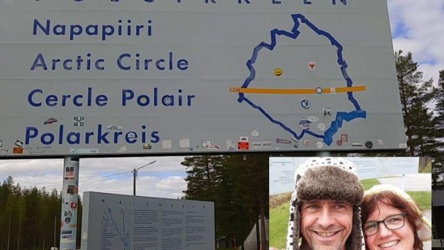 Wir überschreiten den Polarkreis