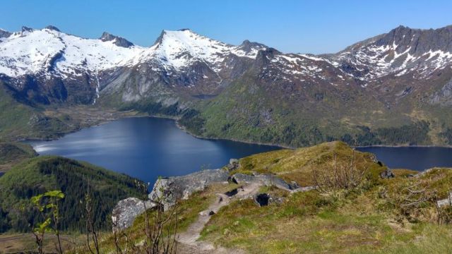 Wanderung Tjeldbergtinden